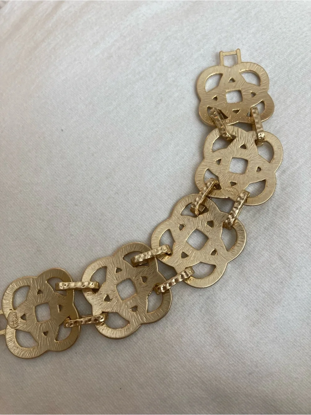 Lia Sophia Gold Tone Chunky Bracelet